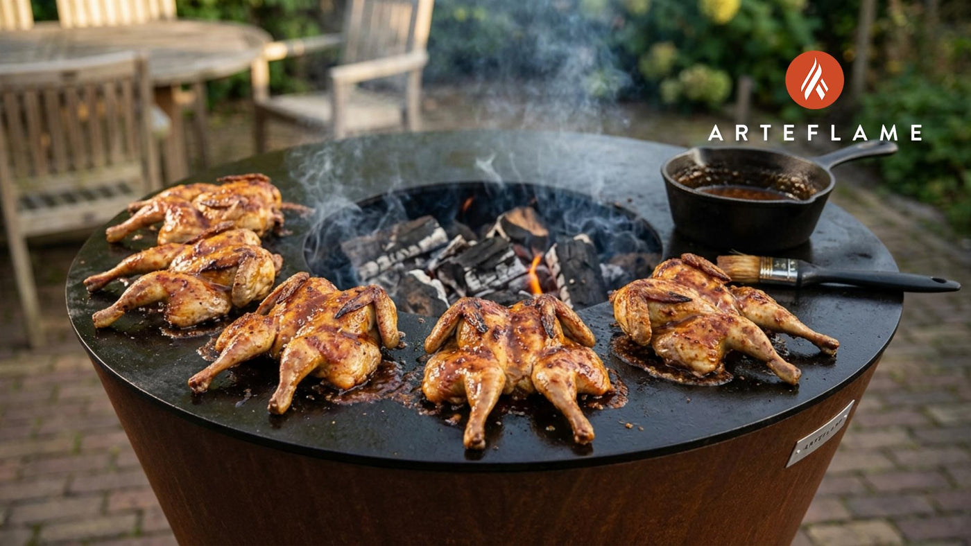 Grilled South Carolina Bourbon Quail Recipe