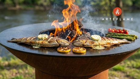 Grilled Connecticut River Trout with Lemon Herb Butter