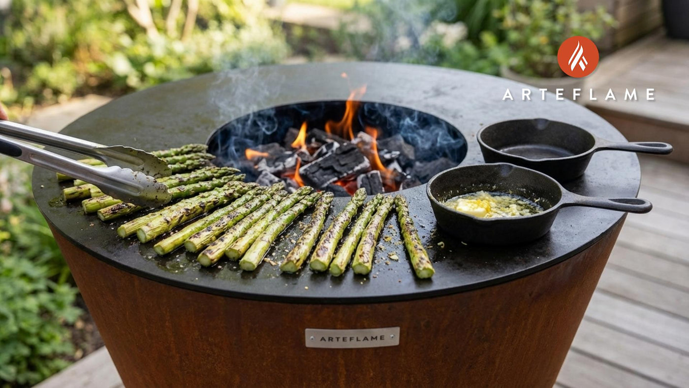 Perfectly Grilled Delaware Asparagus with Lemon Butter