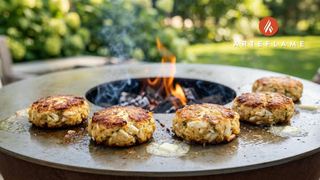 Authentic Grilled Maine Crab Cakes Recipe for the Arteflame
