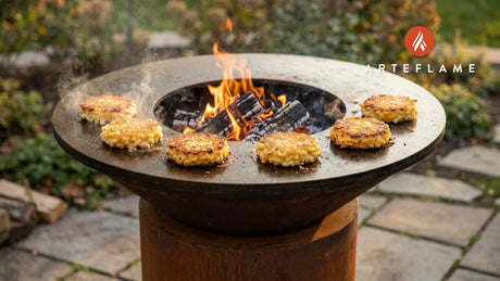 Crisp and Golden Mac and Cheese Cakes on the Grill
