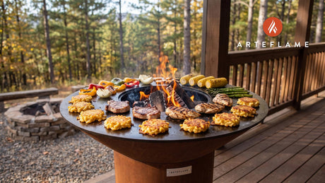 Crisp and Golden Mac and Cheese Cakes on the Grill