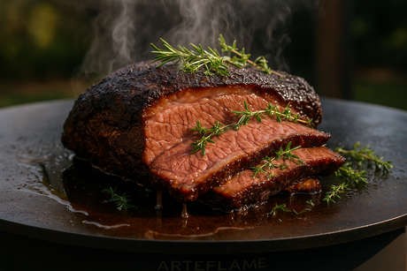 Perfectly grilled brisket