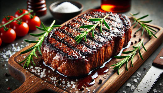 perfectly seared steak