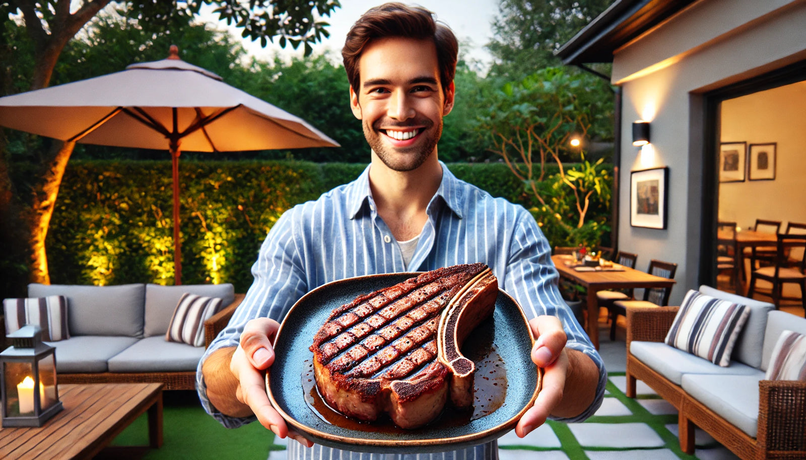 Perfectly Grilled Porterhouse Steak with Even Searing on the Arteflame Grill