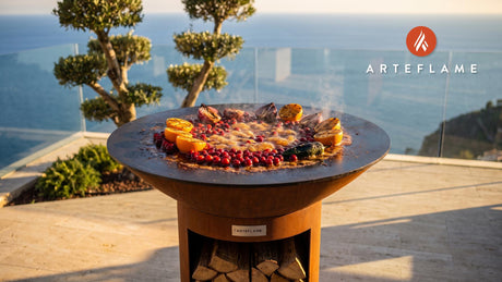 Grilled Cranberry Sauce cooking on an Arteflame grill