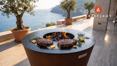 Ribeye Steaks cooking on an Arteflame grill