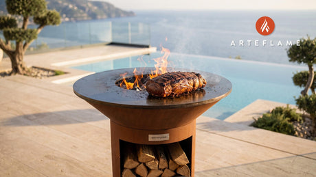 Grilled Roast Beef cooking on an Arteflame grill
