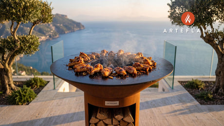Crispy Chicken Wings cooking on an Arteflame grill