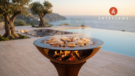 Spiked Cider Punch cooking on an Arteflame grill