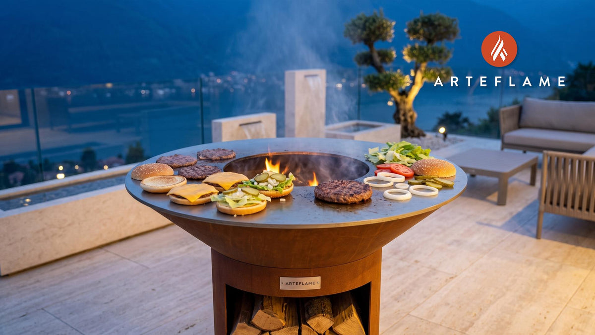 Big Mac vs. Whopper: food cooking on an Arteflame grill