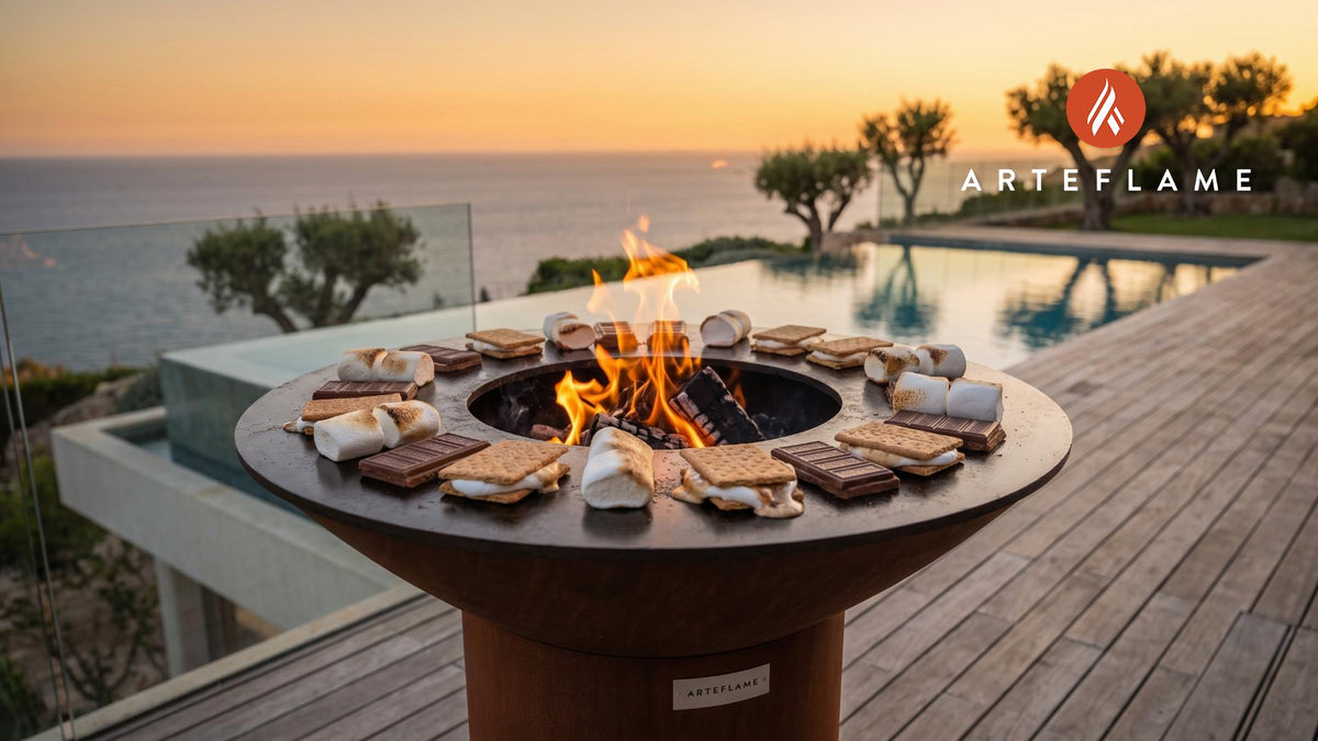 30 Ultimate S'mores cooking on an Arteflame grill
