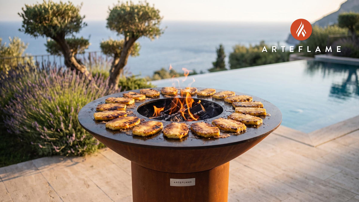 Grilled Pineapple cooking on an Arteflame grill