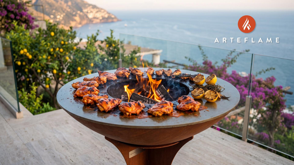 Juicy Grilled Chicken cooking on an Arteflame grill