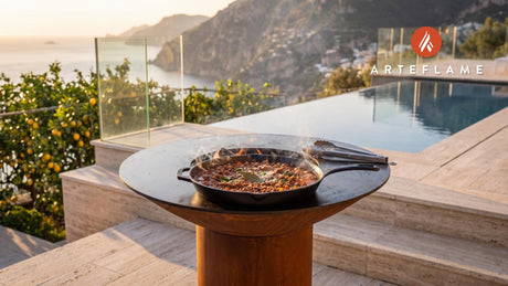 Smoked Bolognese cooking on an Arteflame grill