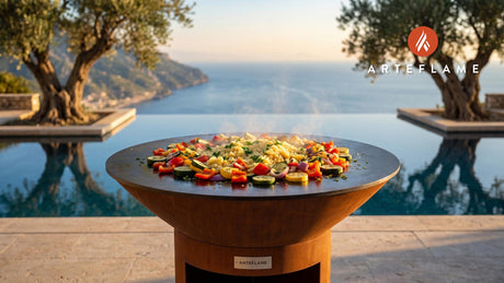 Grilled Couscous cooking on an Arteflame grill