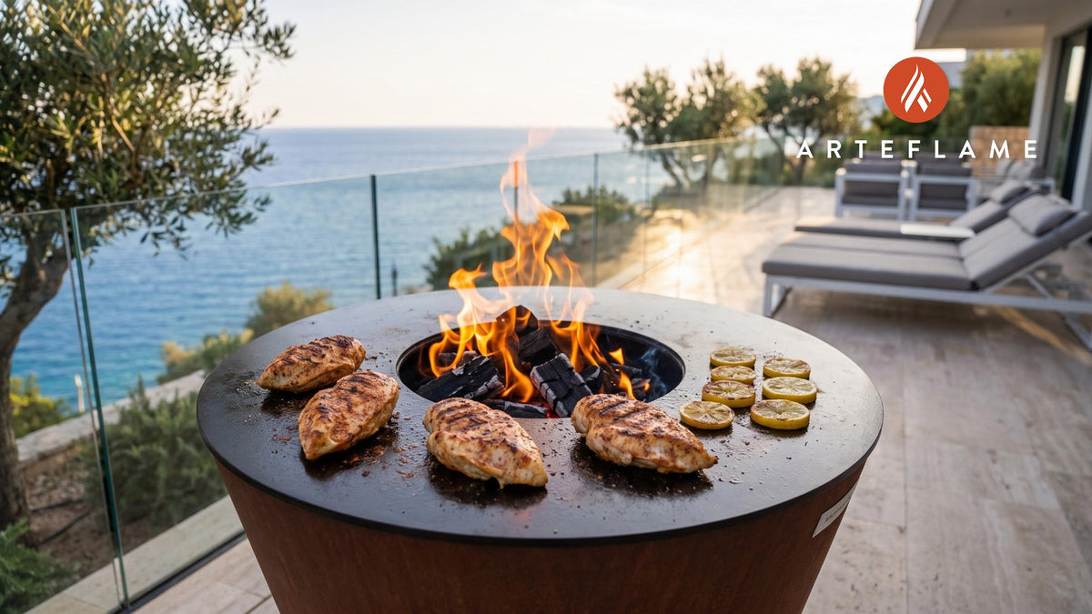 Juicy Grilled Chicken cooking on an Arteflame grill