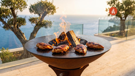 Hickory Maple Chicken cooking on an Arteflame grill