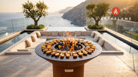 Crispy Grilled Potatoes cooking on an Arteflame grill