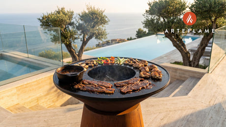 Japanese BBQ Sauce (Yakiniku) cooking on an Arteflame grill