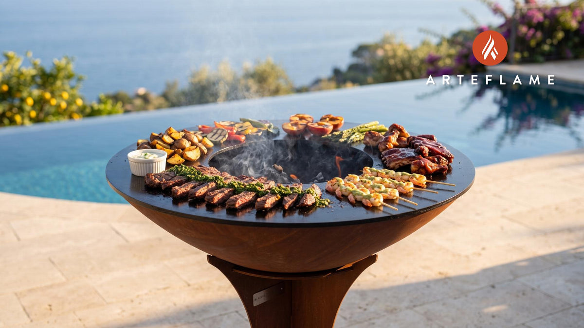 5 Essential Grilling Sauces cooking on an Arteflame grill