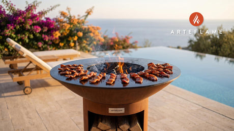 Crispy Bacon Twists cooking on an Arteflame grill