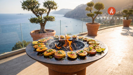 Grilled Mango cooking on an Arteflame grill