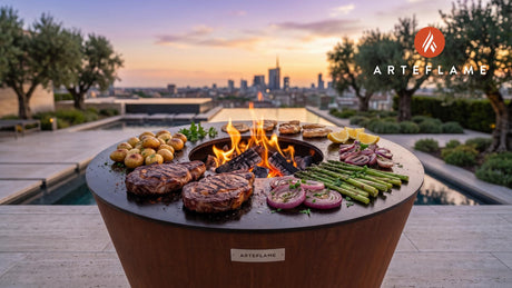 Grilled Dinner Ideas: food cooking on an Arteflame grill