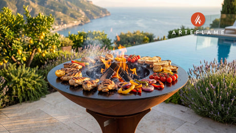 Grilled Lunch Ideas: food cooking on an Arteflame grill
