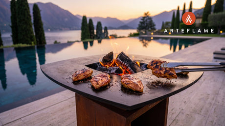 Sweet & Spicy Chicken cooking on an Arteflame grill
