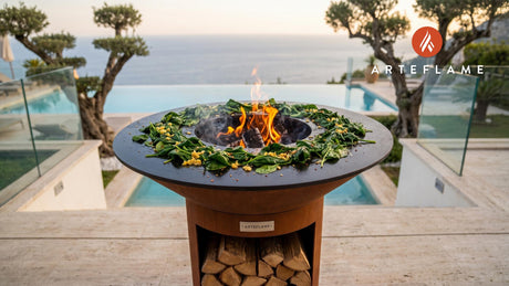 Sautéed Spinach cooking on an Arteflame grill