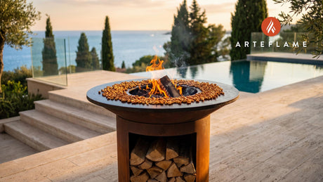 Grilled Toasted Peanuts cooking on an Arteflame grill