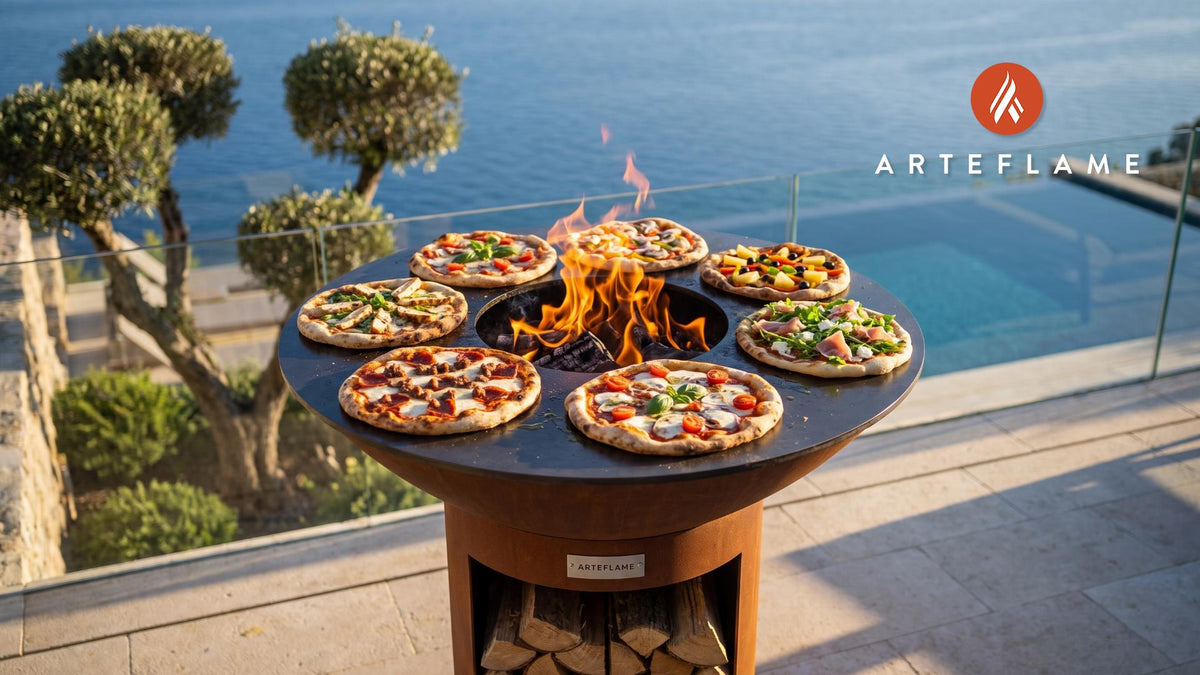 Pizza Topping Ideas: food cooking on an Arteflame grill