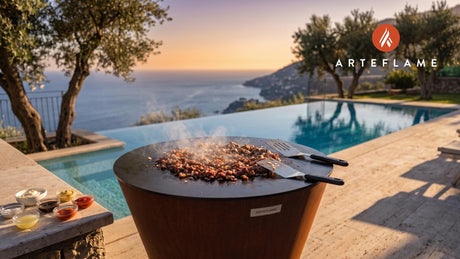 Filet Américain (Dutch Steak Spread) cooking on an Arteflame grill