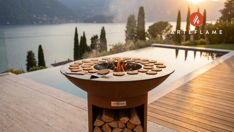 Grilled Pepparkakor cooking on an Arteflame grill