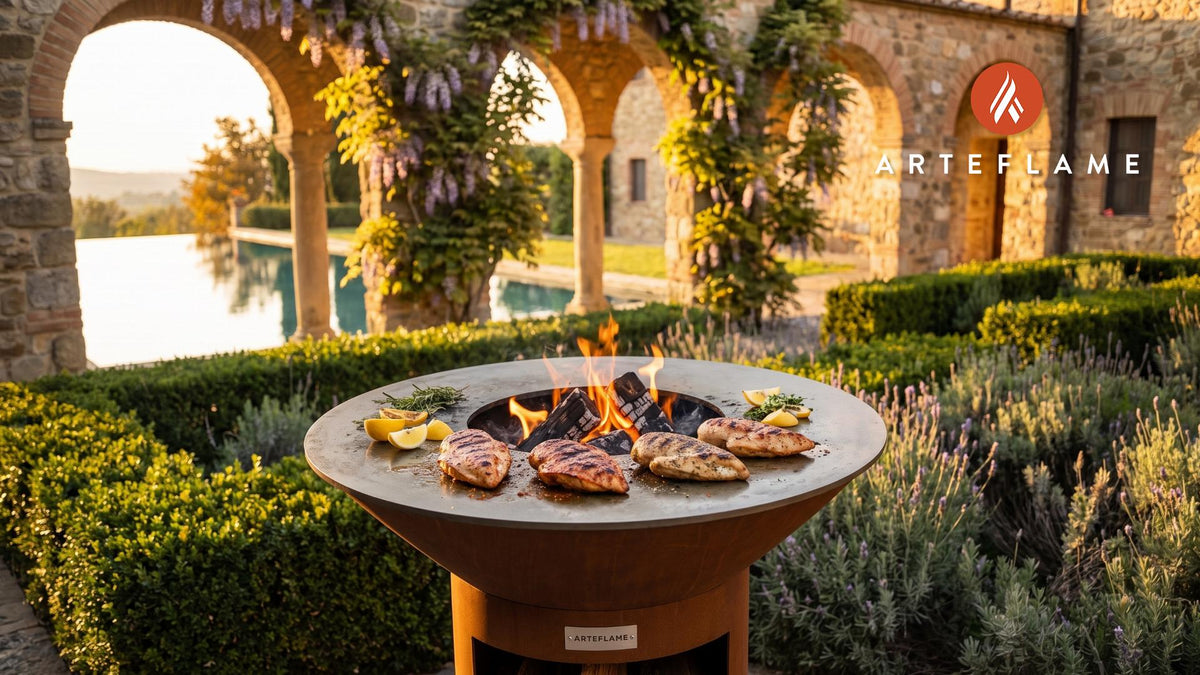 Juicy Grilled Chicken cooking on an Arteflame grill