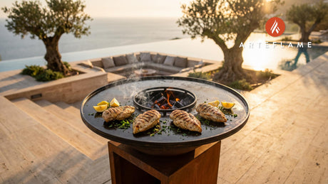 Grilled Chicken cooking on an Arteflame grill