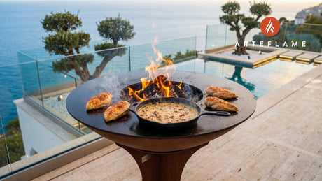 Marry Me Chicken cooking on an Arteflame grill