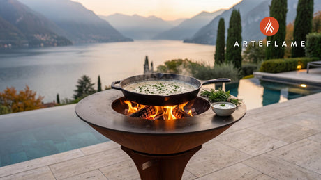 Homemade Ranch Dressing cooking on an Arteflame grill