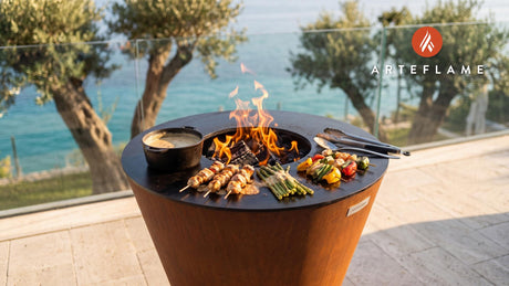 White BBQ Sauce (Alabama Style) cooking on an Arteflame grill