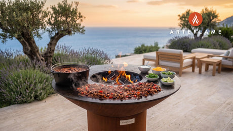 Chipotle Chili Con Carne cooking on an Arteflame grill
