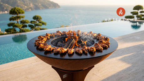 Grilled Hot Wings cooking on an Arteflame grill