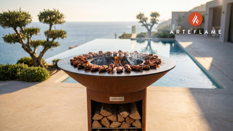 Grilled Buffalo Wings cooking on an Arteflame grill