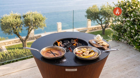 Grilled Dulce de Leche cooking on an Arteflame grill