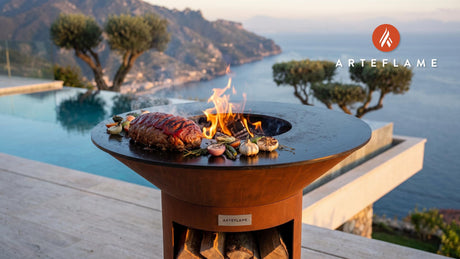 Grilled Meatloaf cooking on an Arteflame grill