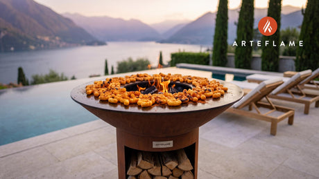Grilled Cheese Doodles cooking on an Arteflame grill