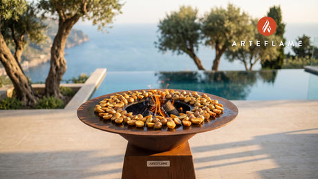 Crispy Grilled Potatoes cooking on an Arteflame grill