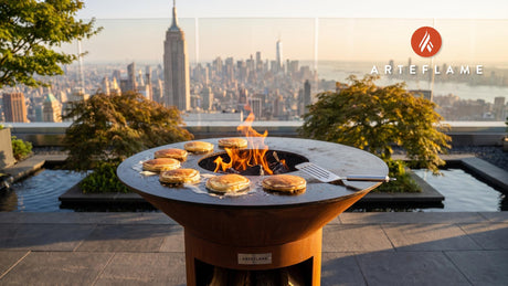 Grilled Pancakes cooking on an Arteflame grill