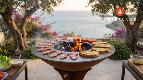 Grilled BLT cooking on an Arteflame grill