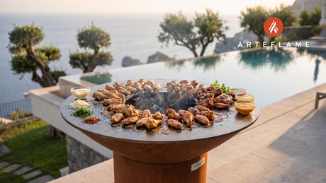 Juicy Chicken Wings cooking on an Arteflame grill